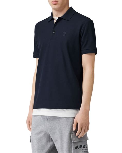 burberry men's eddie pique polo shirt navy|Burberry Men's Eddie Pique Polo Shirt, Navy .